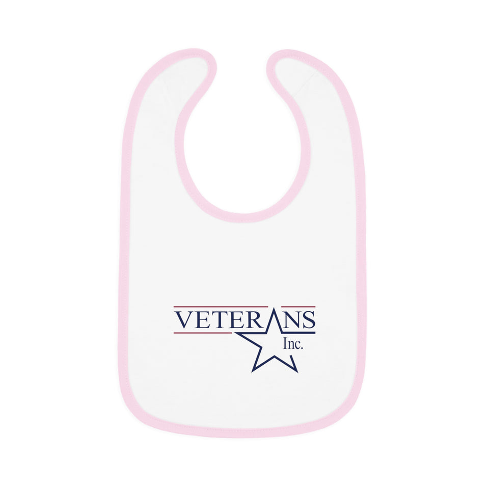 Baby Contrast Trim Jersey Bib