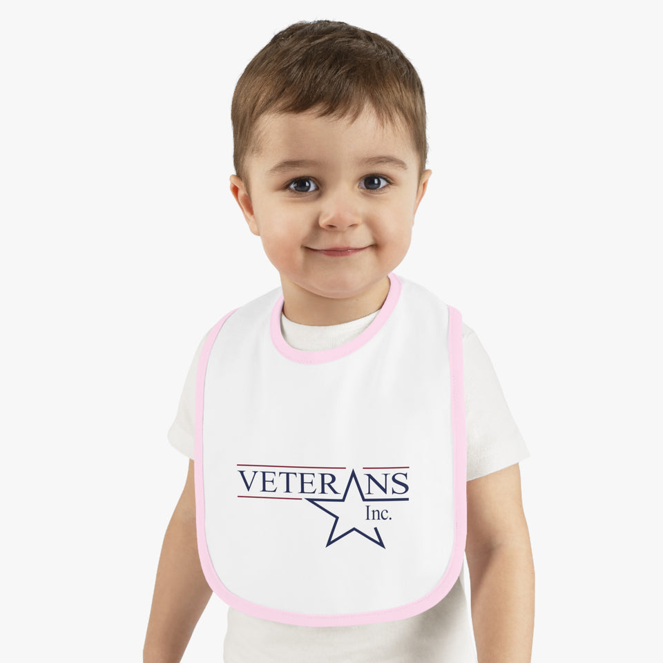 Baby Contrast Trim Jersey Bib