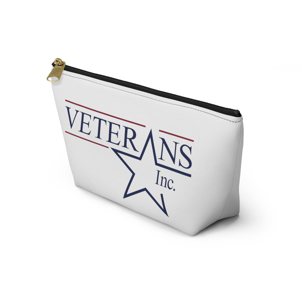Accessory Pouch w T-bottom- White