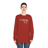 Unisex Long Sleeve Crewneck- Red