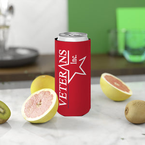 Slim Can Cooler- Red