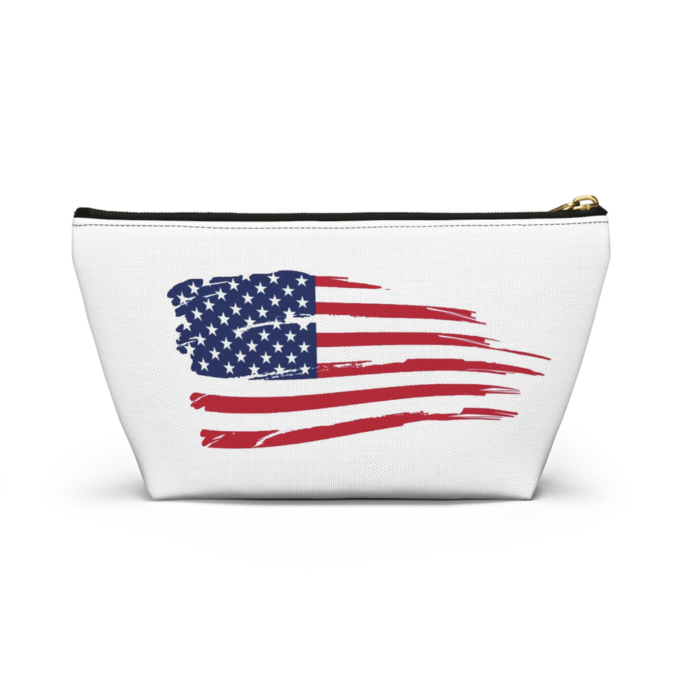 Accessory Pouch w T-bottom- Flag