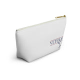 Accessory Pouch w T-bottom- White