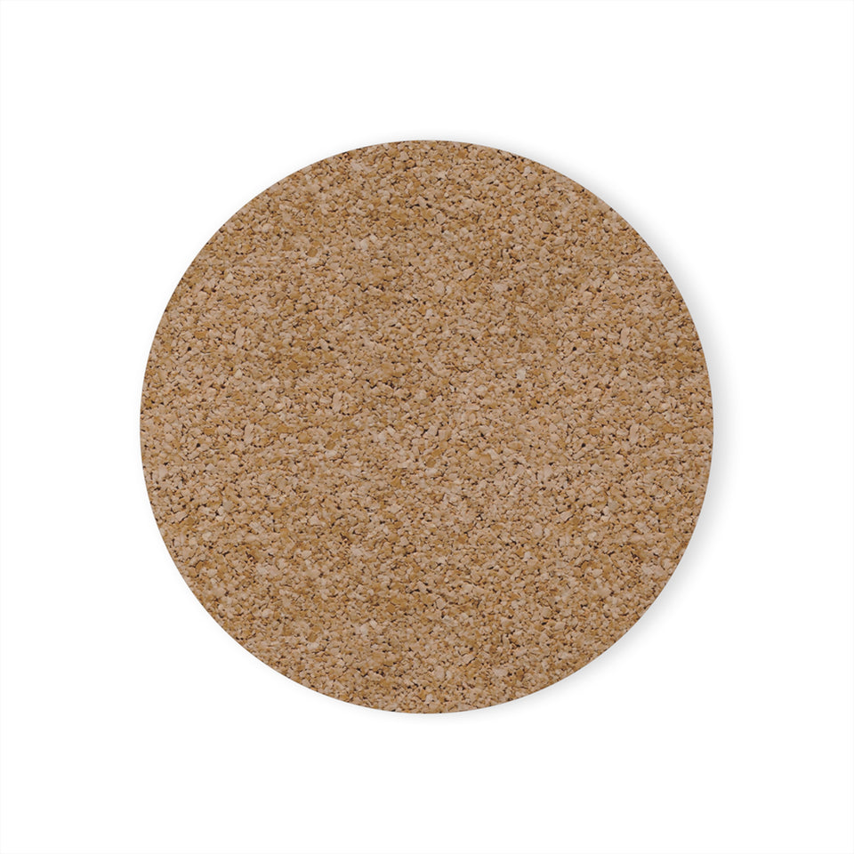 Cork Back Coaster- Blue