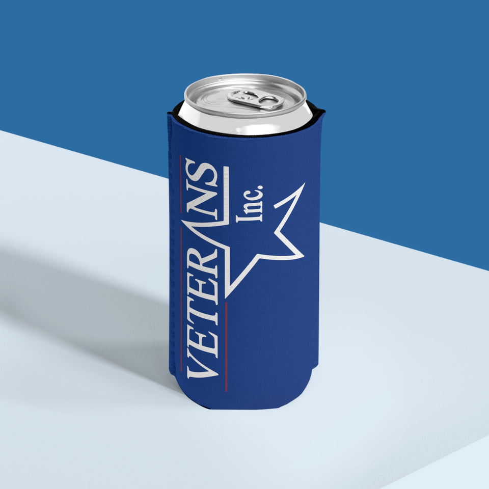 Slim Can Cooler- Blue