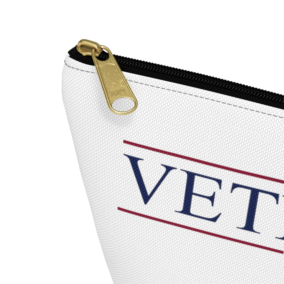 Accessory Pouch w T-bottom- White