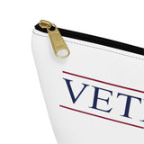 Accessory Pouch w T-bottom- White