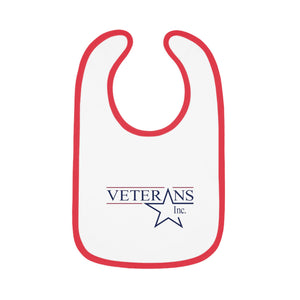 Baby Contrast Trim Jersey Bib
