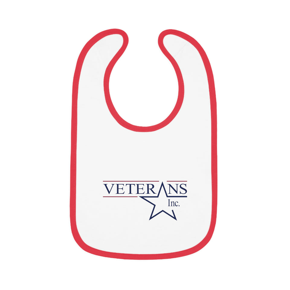 Baby Contrast Trim Jersey Bib