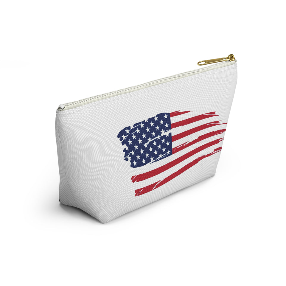 Accessory Pouch w T-bottom- Flag