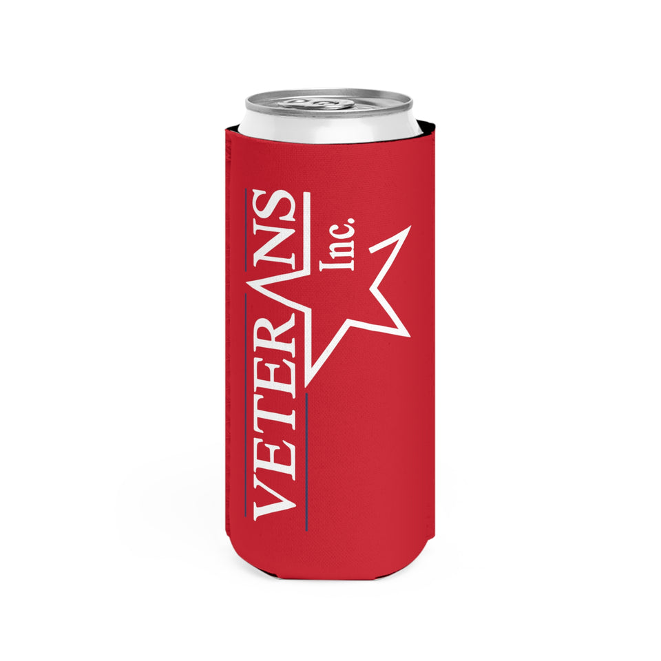 Slim Can Cooler- Red
