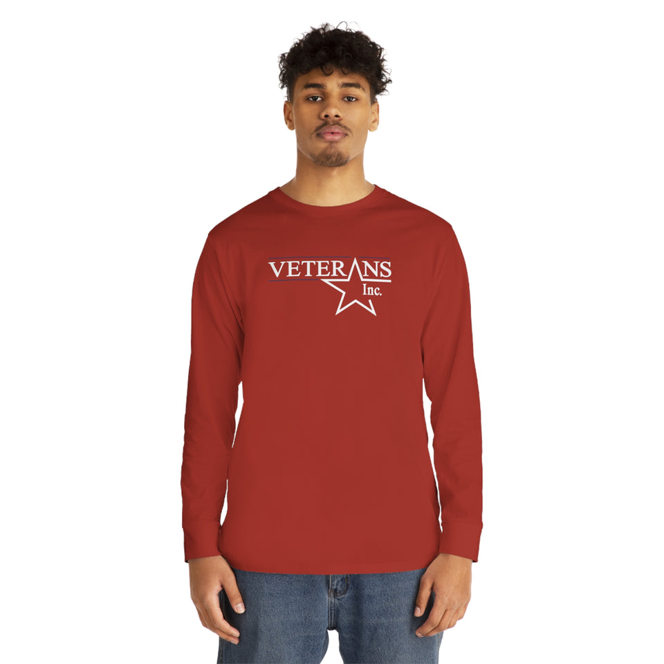 Unisex Long Sleeve Crewneck- Red