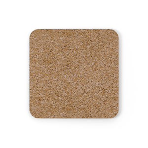 Cork Back Coaster- Blue