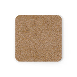 Cork Back Coaster- Blue