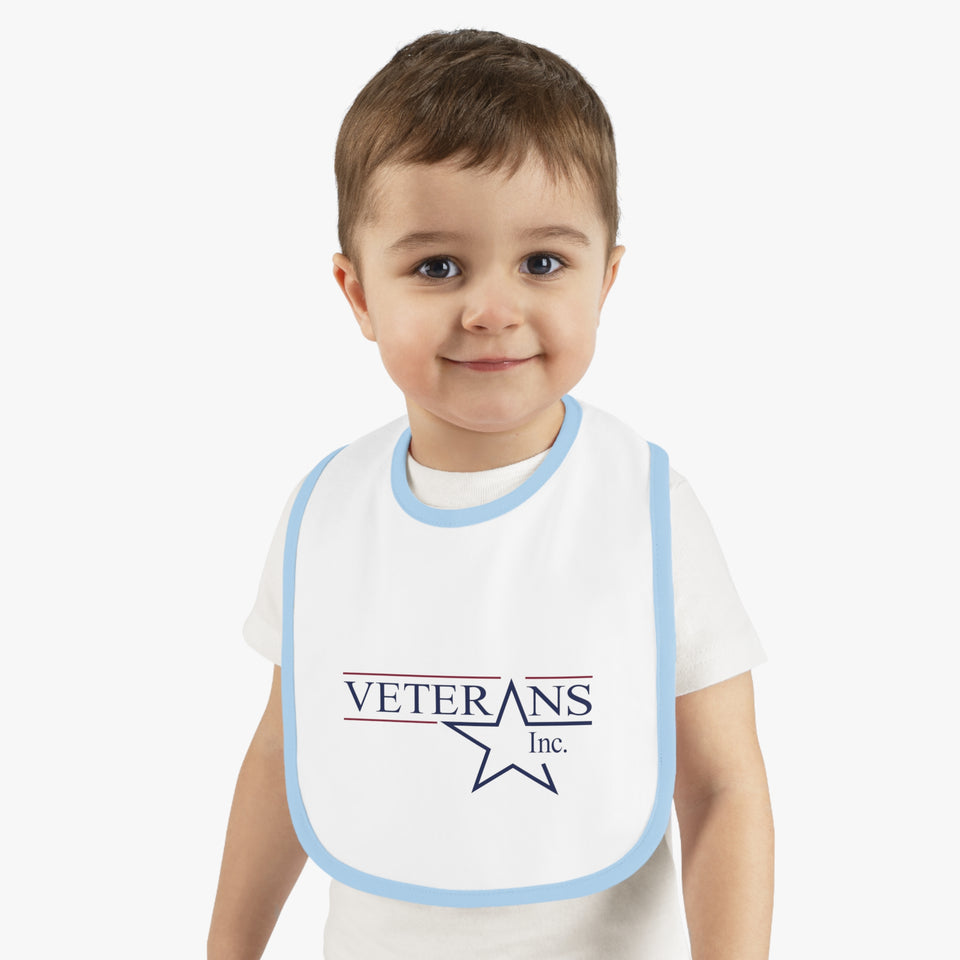 Baby Contrast Trim Jersey Bib
