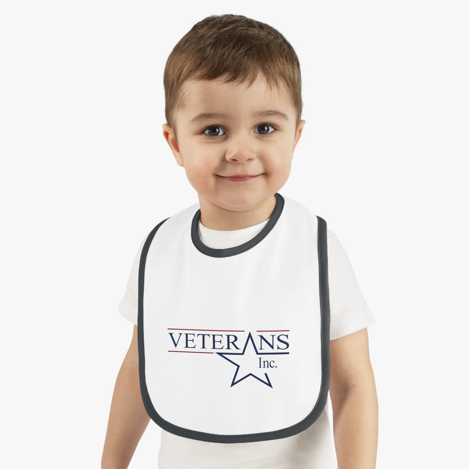 Baby Contrast Trim Jersey Bib