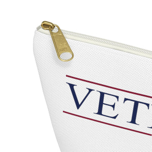 Accessory Pouch w T-bottom- White