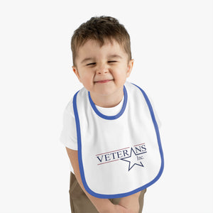 Baby Contrast Trim Jersey Bib