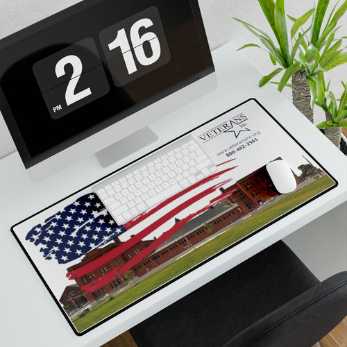 Desk Mat - Veterans Inc. with flag