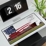 Desk Mat - Veterans Inc. with flag