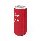 Slim Can Cooler- Red