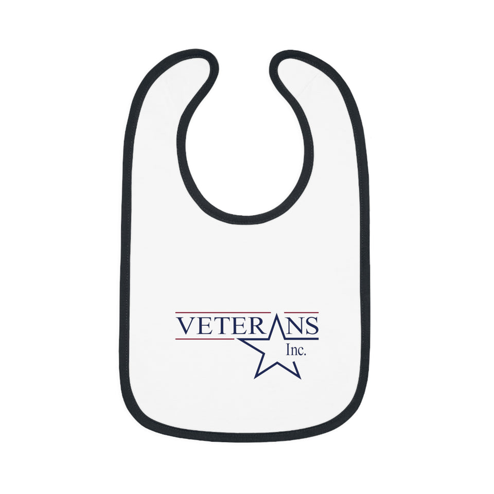 Baby Contrast Trim Jersey Bib