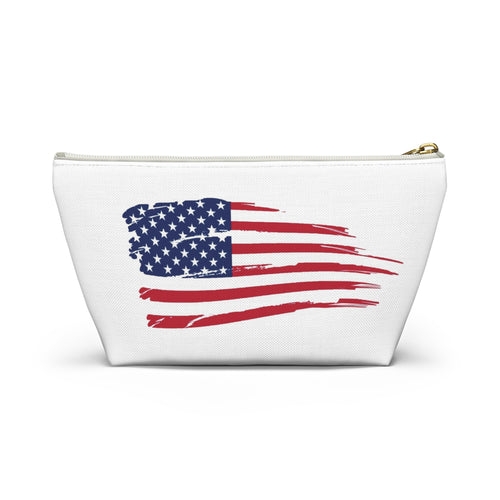 Accessory Pouch w T-bottom- Flag