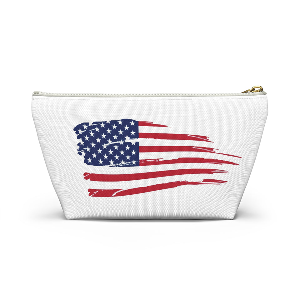 Accessory Pouch w T-bottom- Flag