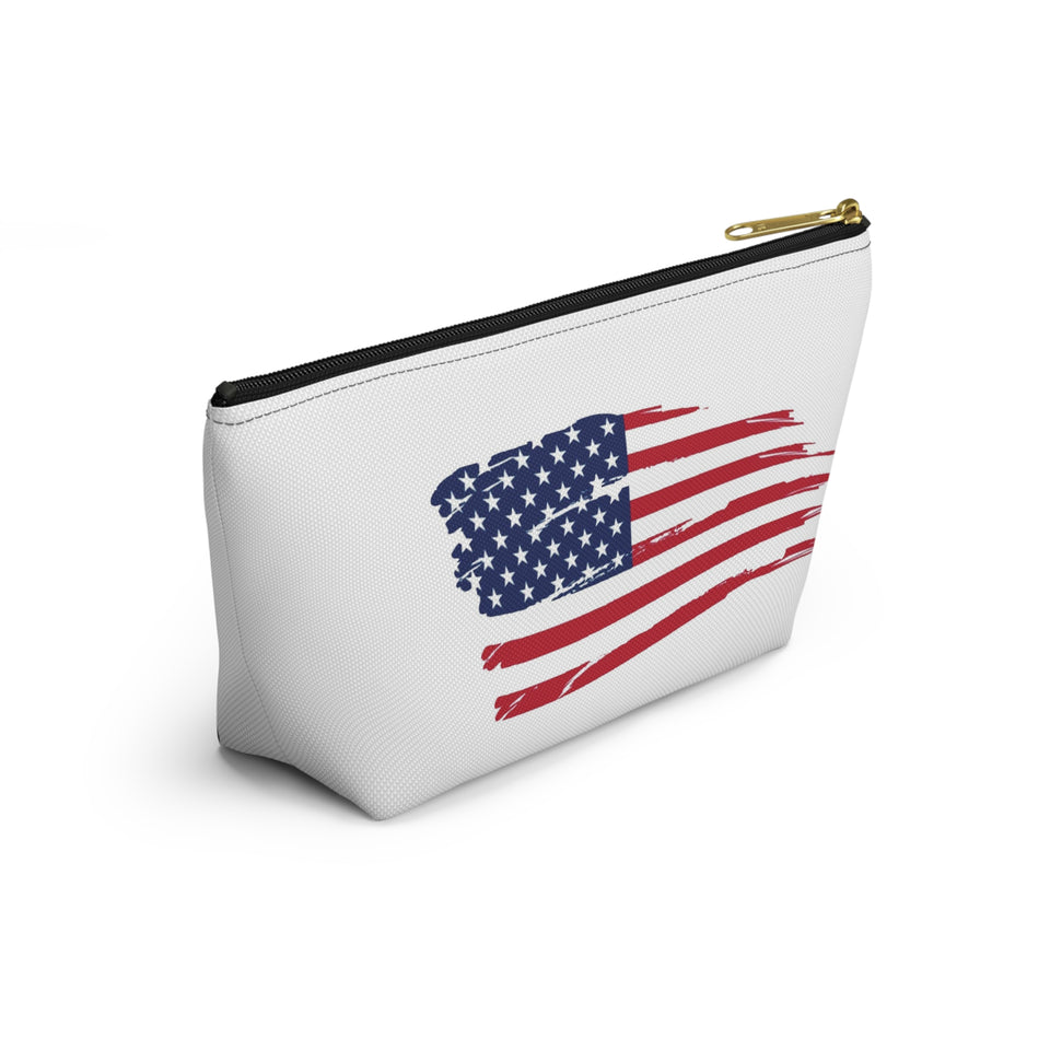 Accessory Pouch w T-bottom- Flag