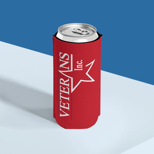 Slim Can Cooler- Red
