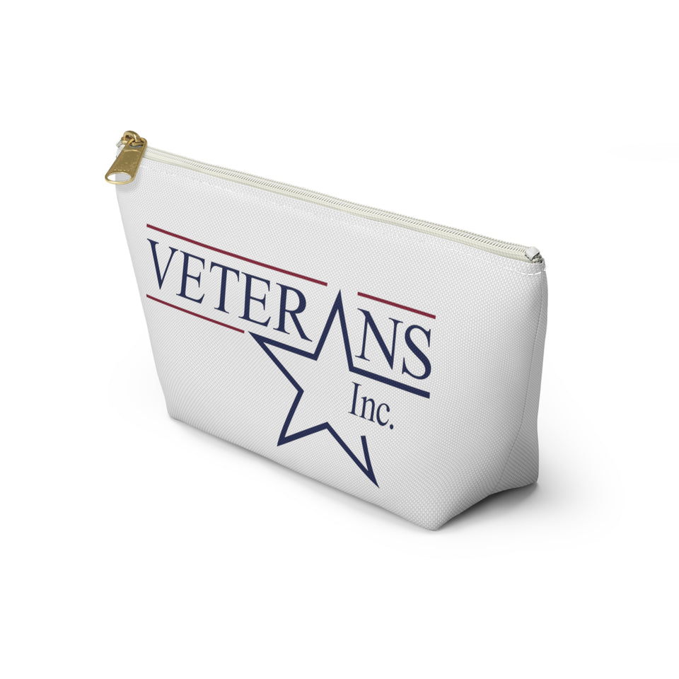 Accessory Pouch w T-bottom- White
