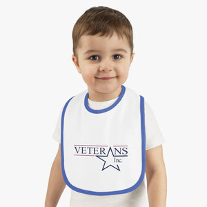 Baby Contrast Trim Jersey Bib