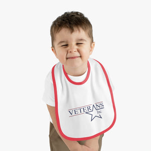 Baby Contrast Trim Jersey Bib