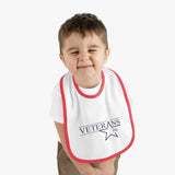 Baby Contrast Trim Jersey Bib